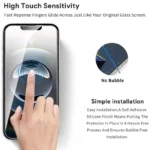 6 In 1 Phone Tempered Glass+Camera Protector Lens Glass For iPhone 11 12 - Image 3