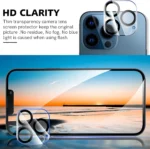 6 In 1 Phone Tempered Glass+Camera Protector Lens Glass For iPhone 11 12 - Image 6
