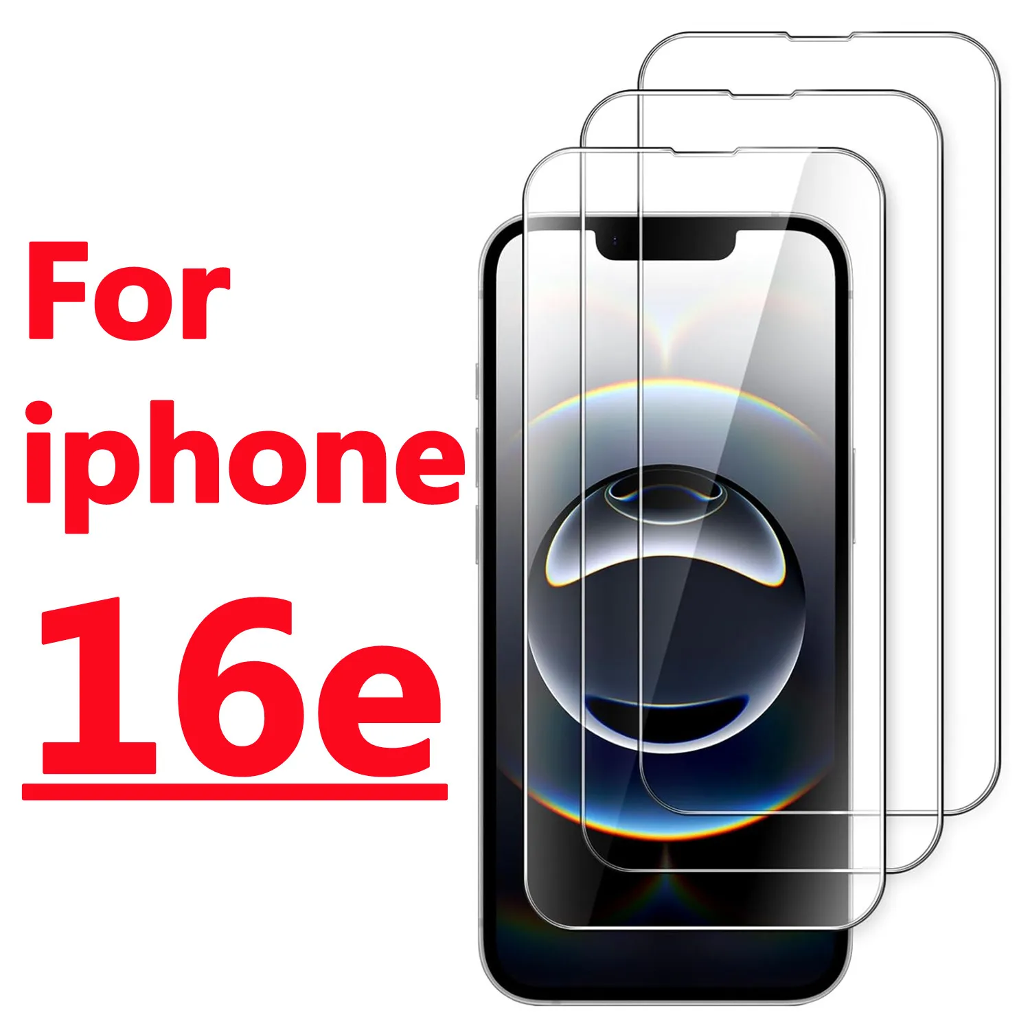 kf-S89122056f5834f45a8754bf9a7edf3b04 For iPhone 16e Tempered Glass Protective Film, Scratch Resistant - Image 1
