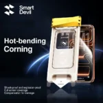 SmartDevil Hot-bending Corning Screen Protector for iPhone 17 Pro Max 16 Pro HD