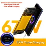 Xiaomi 67W Turbo Charger For Mi13 12 11 Turbo Charger Adapter With 1M Type C Cable - Image 2