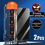 2Pcs Oleophobic Coating Screen Protectors for IPhone 14 15 16 Pro Max 16E Dust