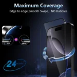 3+1 Screen Protector For iPhone 18 17 16e 16 15 14 13 Pro Max Tempered Glass Film - Image 4