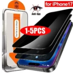 1-5Pcs Privacy Screen Protector for iPhone 17 17Air 17Pro 17 ProMax 9H