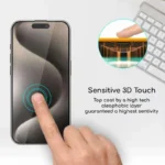 5PCS Clear Glass Film For iPhone 17 16 15 ProMax Screen Protector For iPhone 11 - Image 2