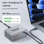 330W GaN USB C Charger 10-Port Desktop Charger Type C 100W PD3.0 PPS QC3.0 - Image 2