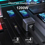 1200W USB C Charger, GaN PD3.1 140W 100W PPS Fast Charging Station Type-C - Image 3