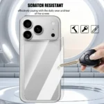 4in1 Tempered Glass Back&Lens Flims for IPhone Duo 18 17 16 Pro Max 17Air - Image 4