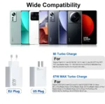 Xiaomi 67W Turbo Charger For Mi13 12 11 Turbo Charger Adapter With 1M Type C Cable - Image 5