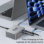 330W GaN USB C Charger 10-Port Desktop Charger Type C 100W PD3.0 PPS QC3.0 - Image 3