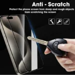 Front&Back&Lens Tempered Glass Screen Protectors for iPhone 18 Pro Max HD Clear - Image 3