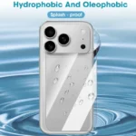 Front&Back&Lens Tempered Glass Screen Protectors for iPhone 18 Pro Max HD Clear - Image 6