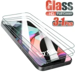 3-1pcs Tempered Glass for iPhone 16 Plus 15 14 11 Pro Max 13 12 Mini